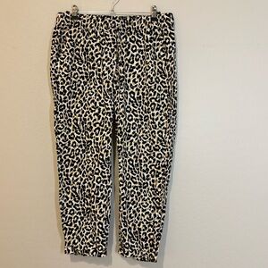 J Crew Cropped Linen Pants